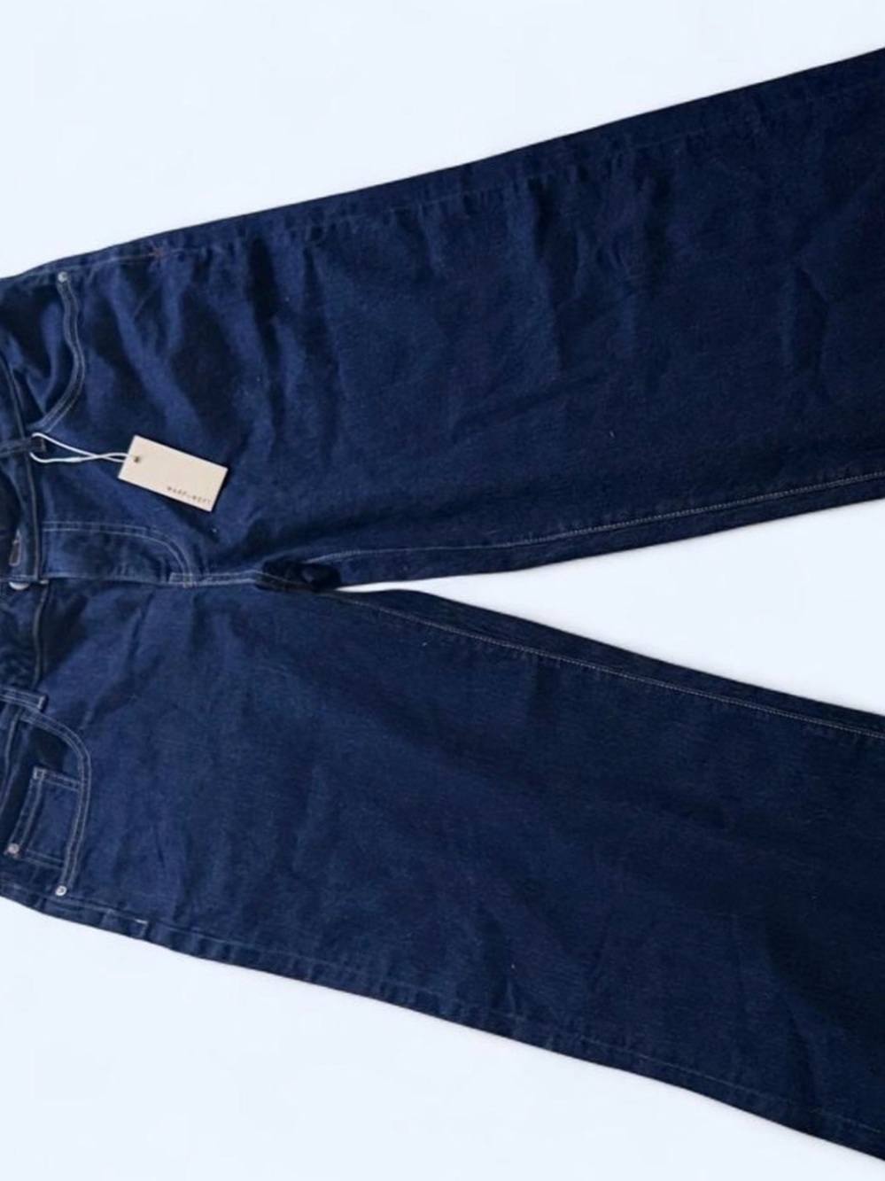 Warp + Weft Women's Flare Jeans in Dark Navy